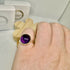 AMETHYST RING SIZE L
