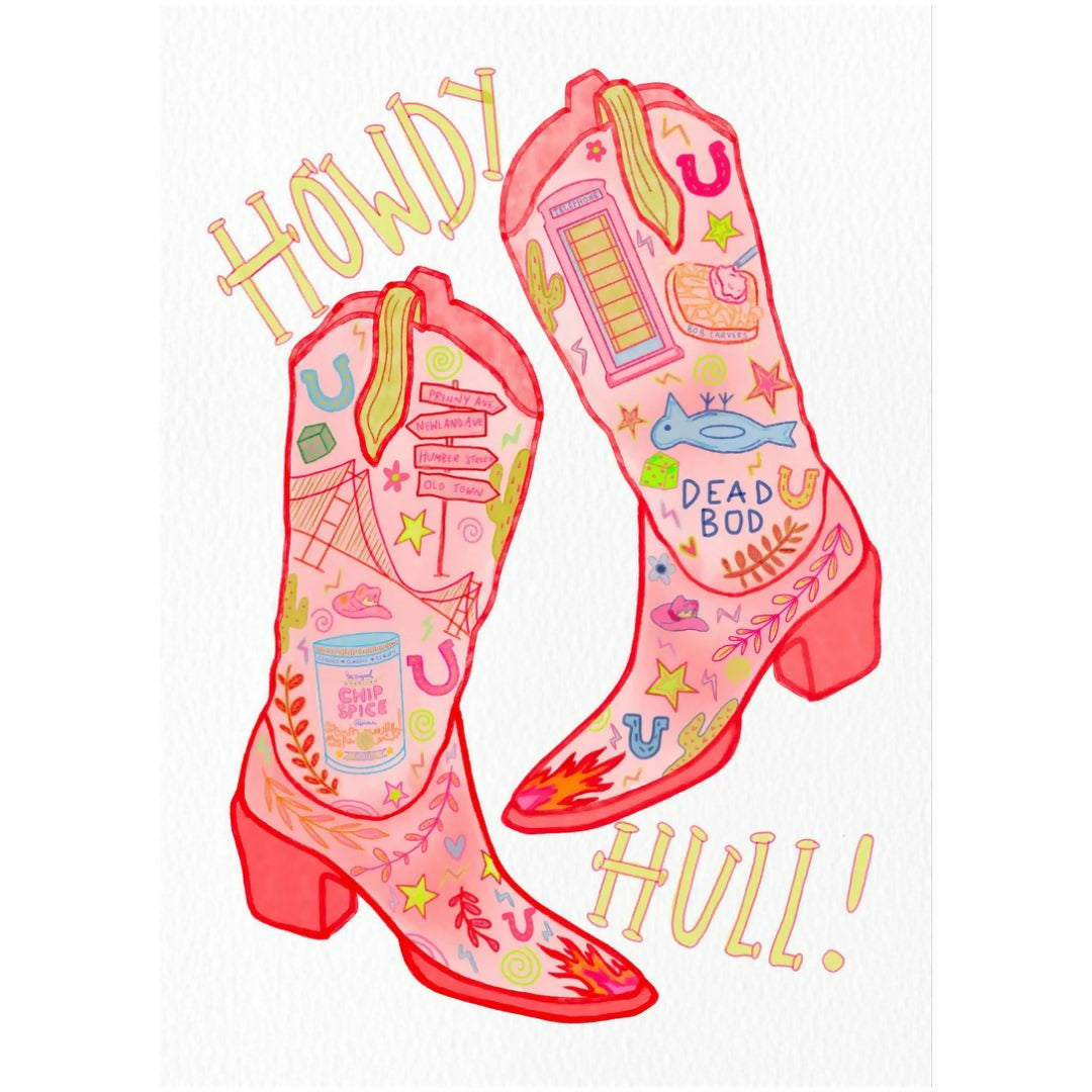 Howdy Hull Print