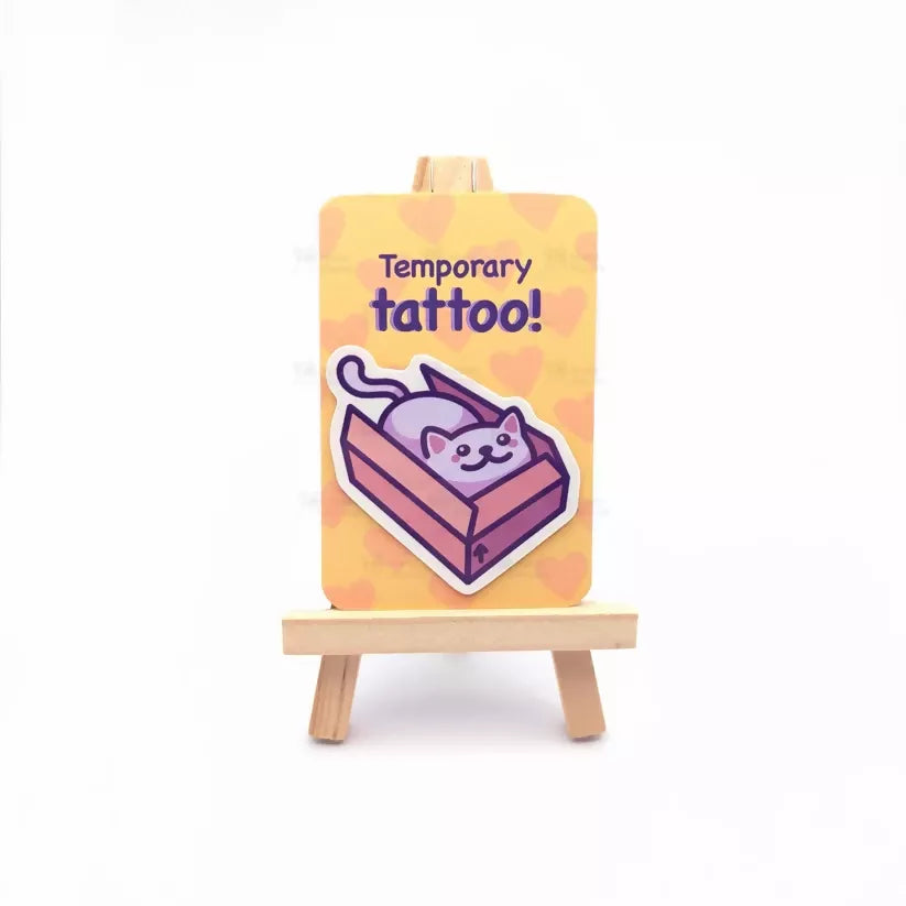 Temporary Tattoos - Cat Themed - Sold Individually
