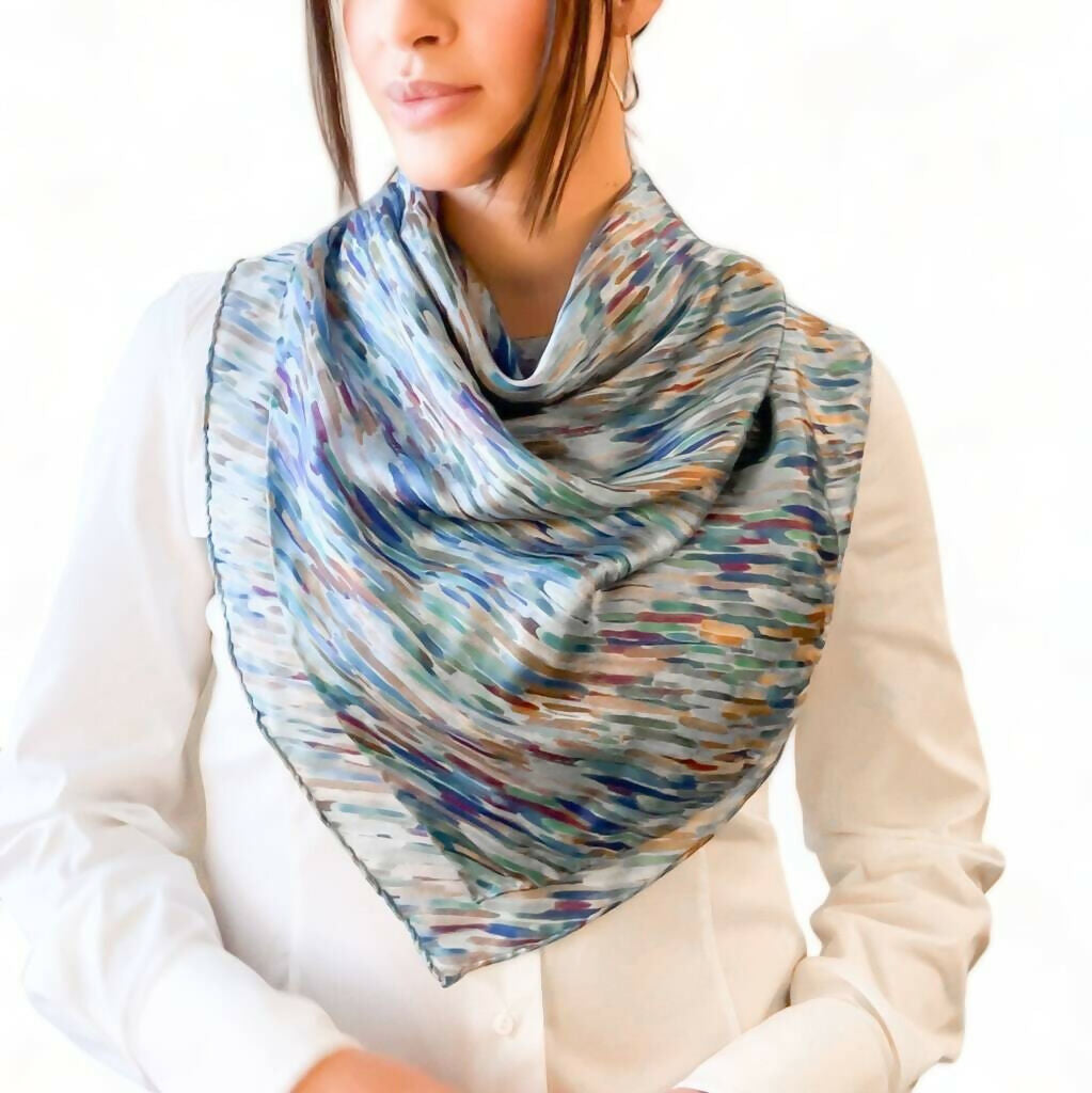 Large Square Silk Scarf - Various Designs