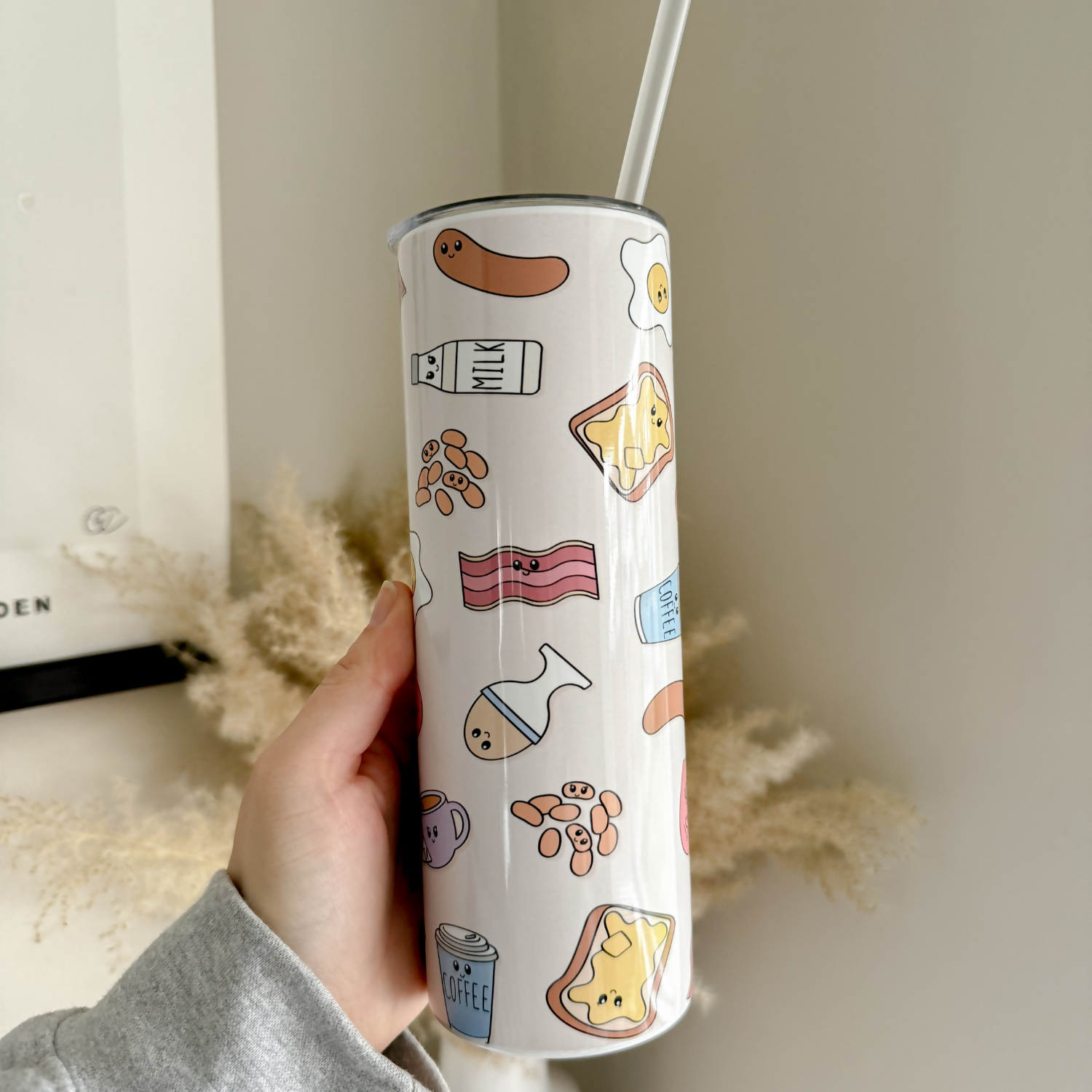 Cute Breakfast 20oz Stainless Steel Tumbler