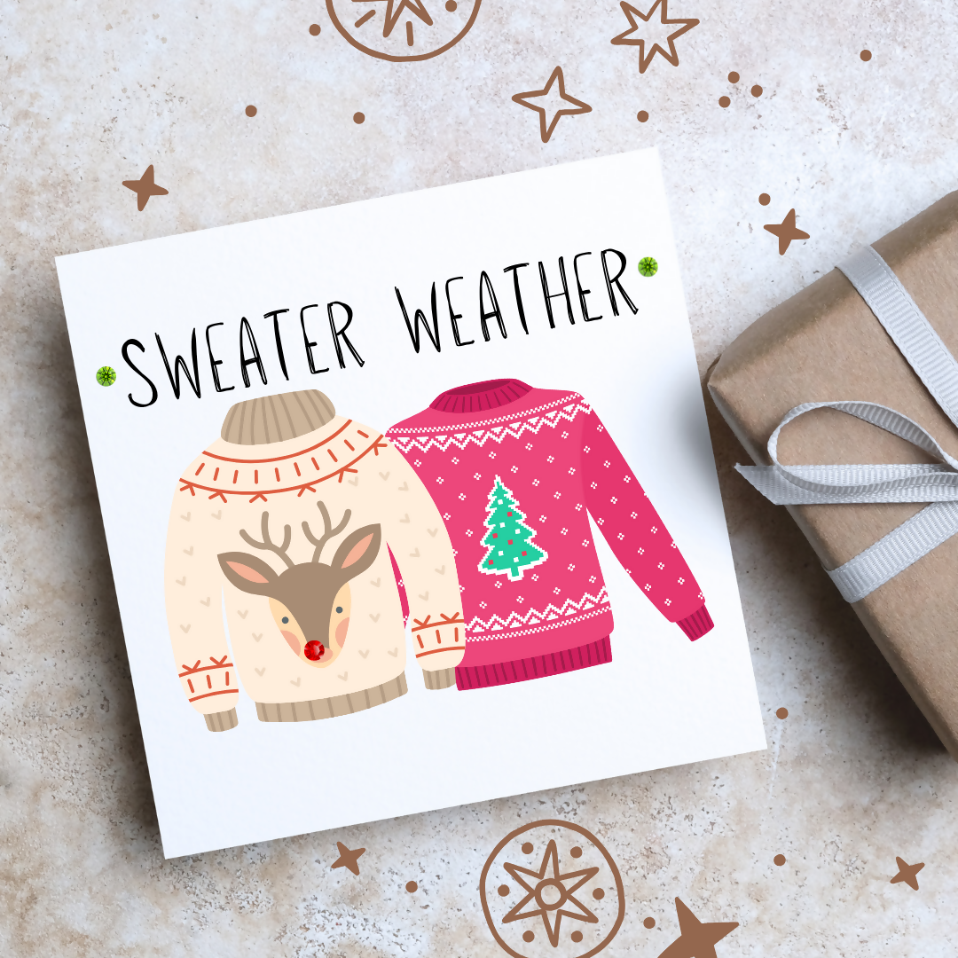 Christmas Card - Sweater Weather