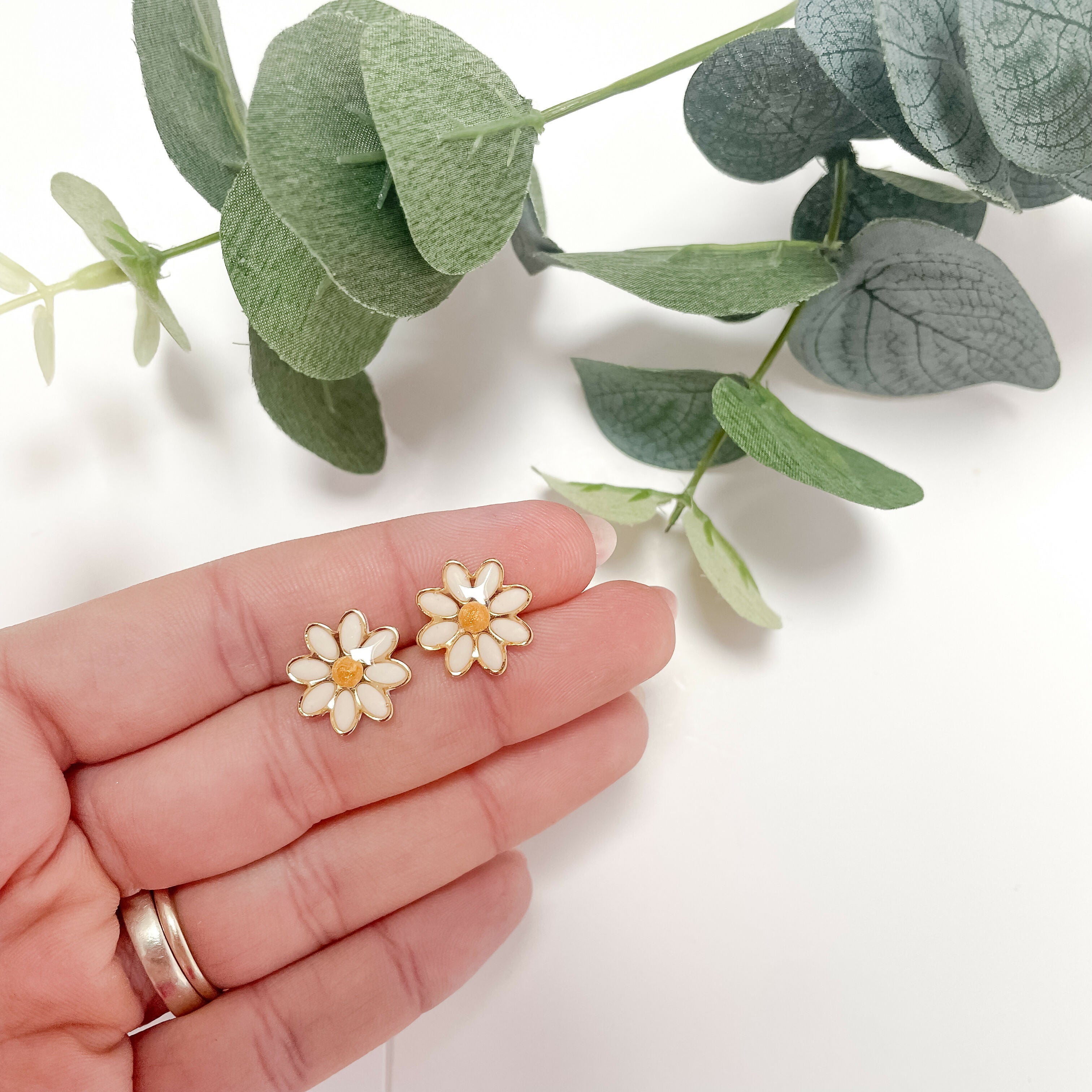 Handmade Flower Studs - Fun & Hypoallergenic Earrings | Art & Soul