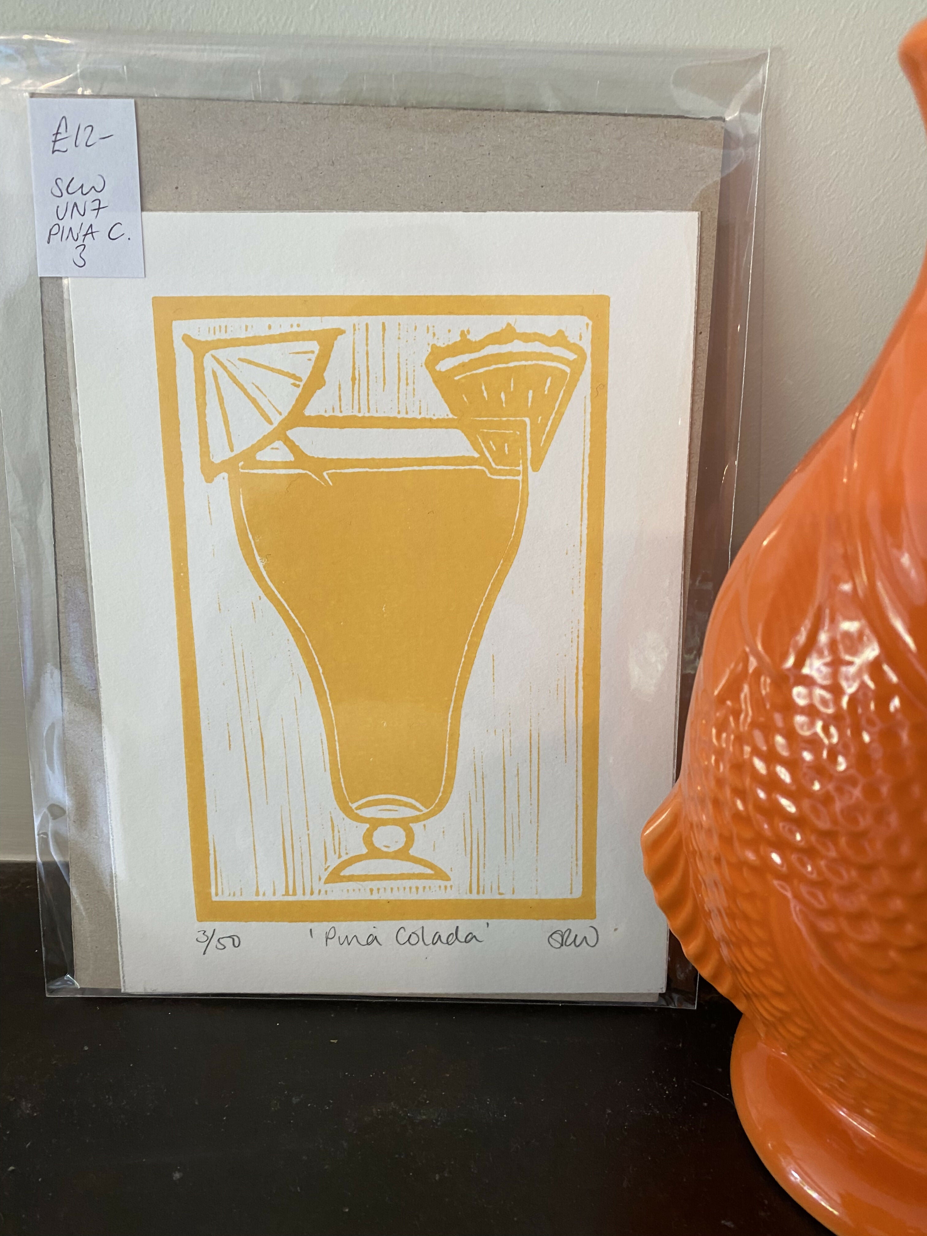 Unframed Limited Edition Lino Cut Prints - 2 - Assorted