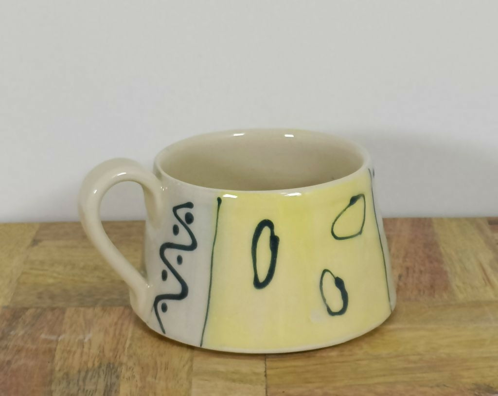 Wheel Thrown Ceramic Stoneware Mug