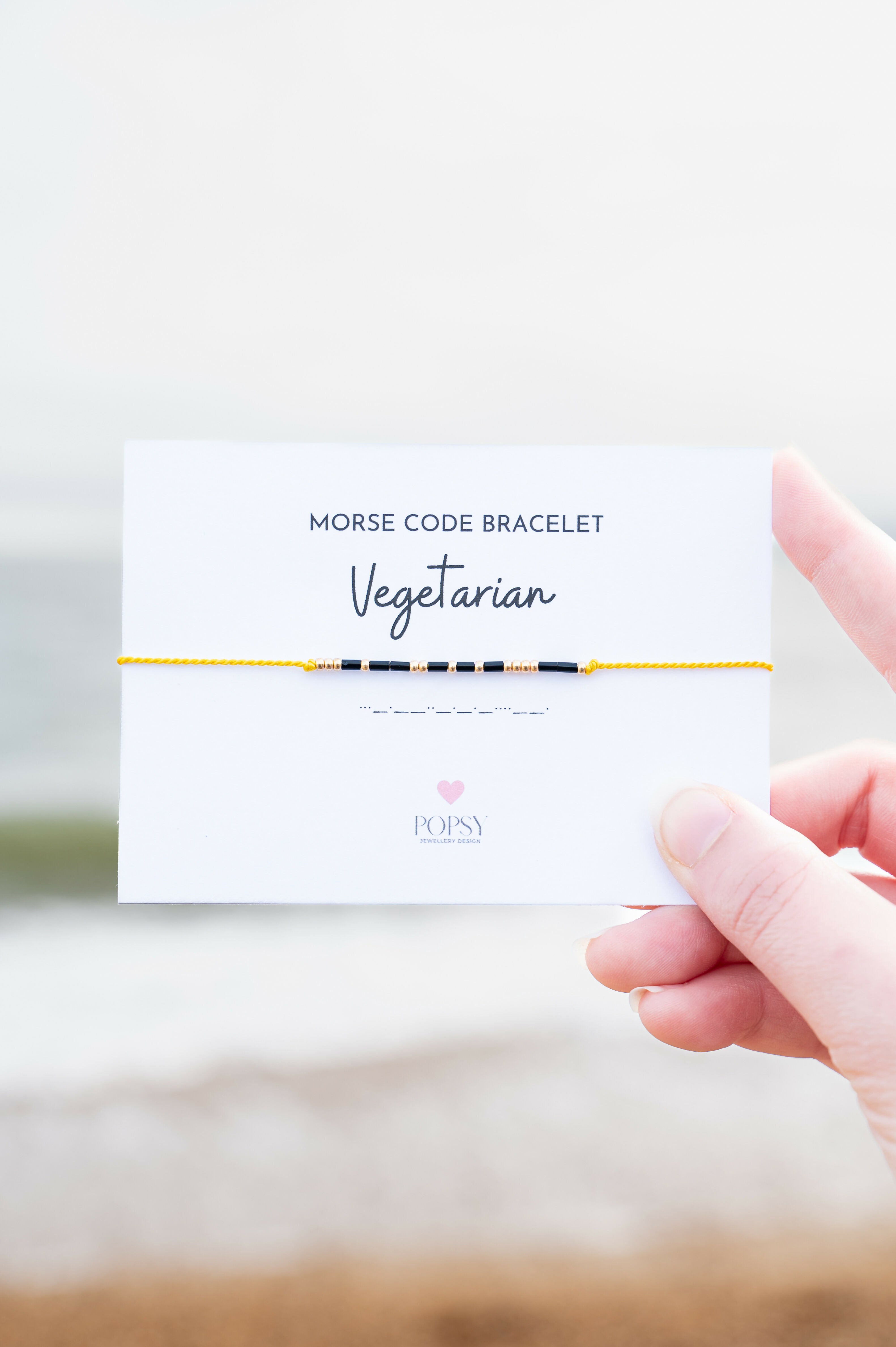 Morse Code Tiny Bead Bracelets - Various Designs