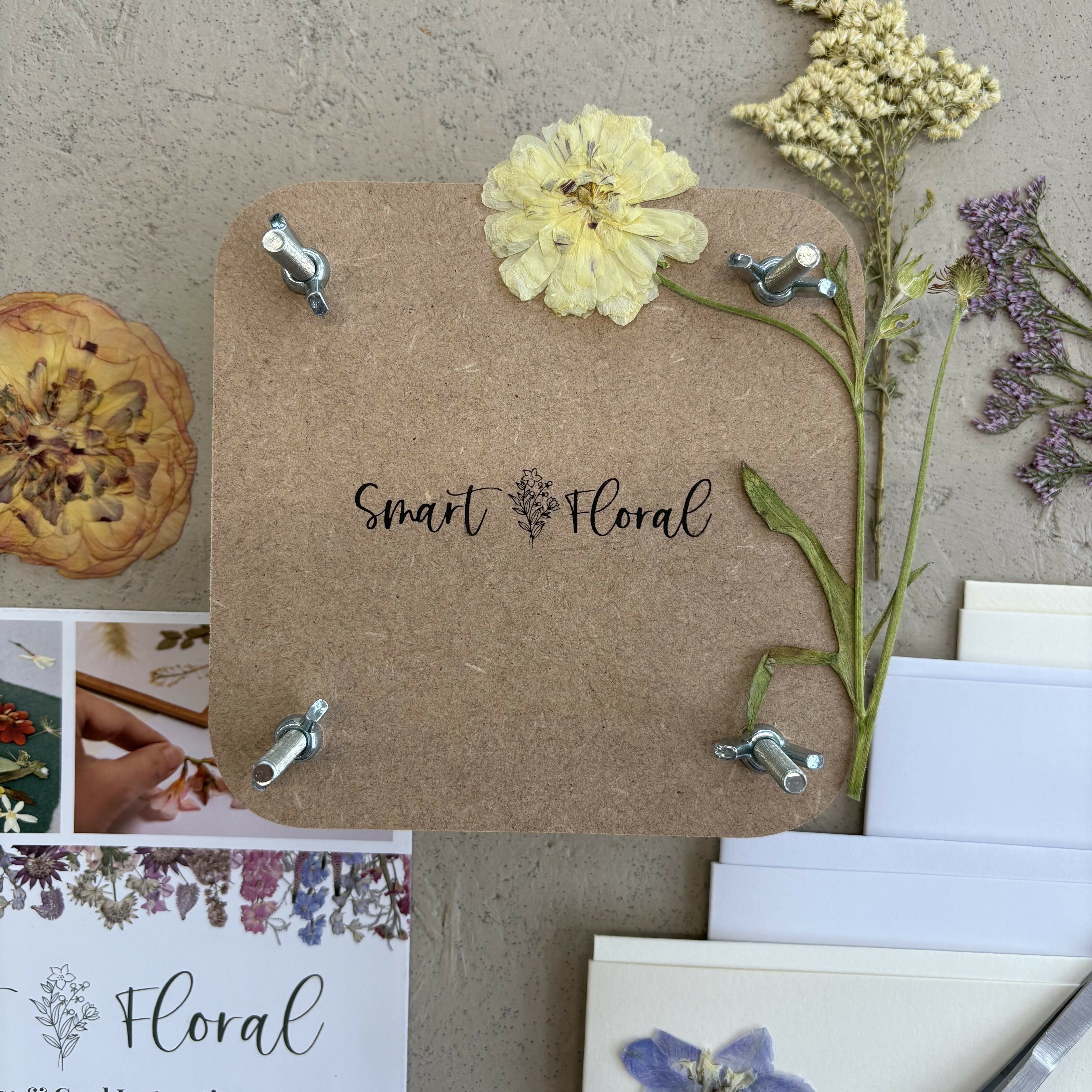 Mini Flower Press & Card Making Kit