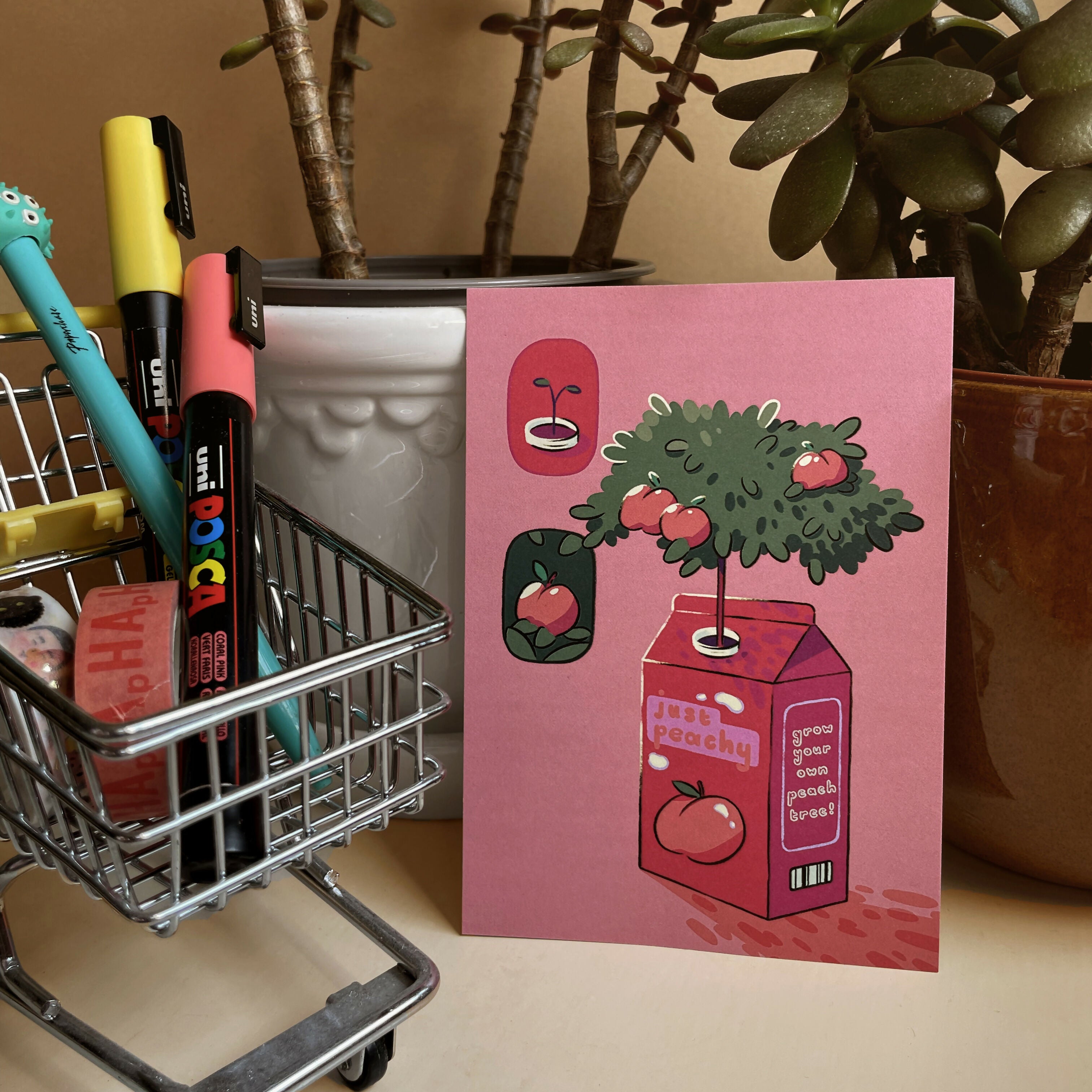 Just Peachy A6 Print