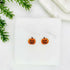 Jack O Lantern Halloween Stud Earrings