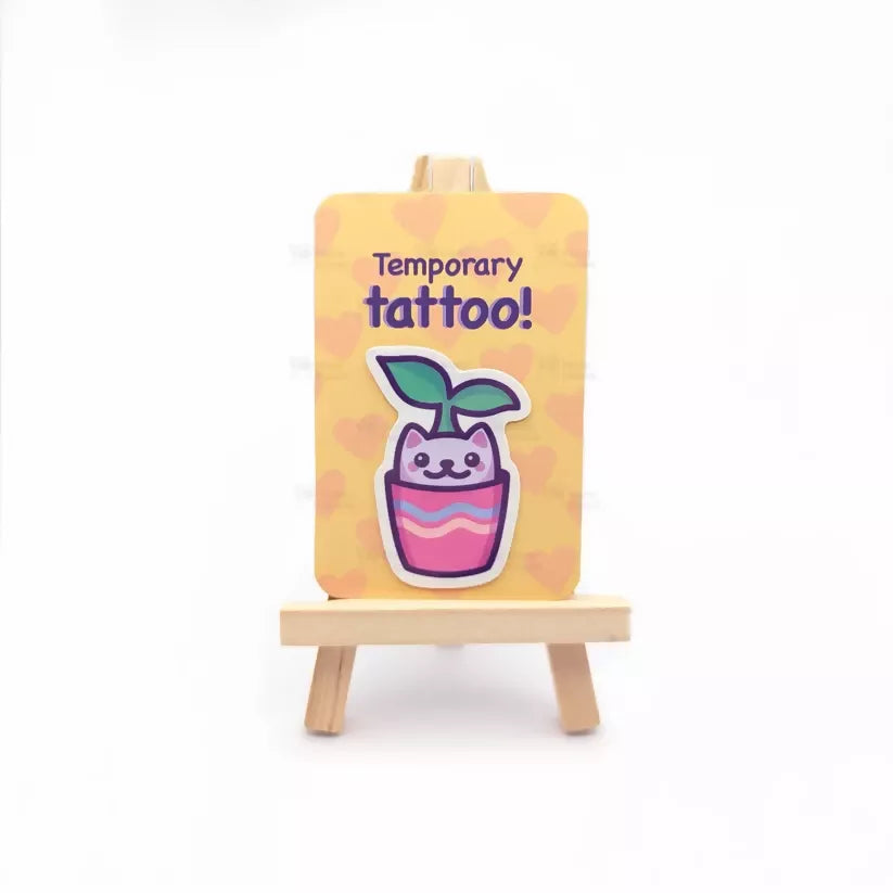 Temporary Tattoos - Cat Themed - Sold Individually
