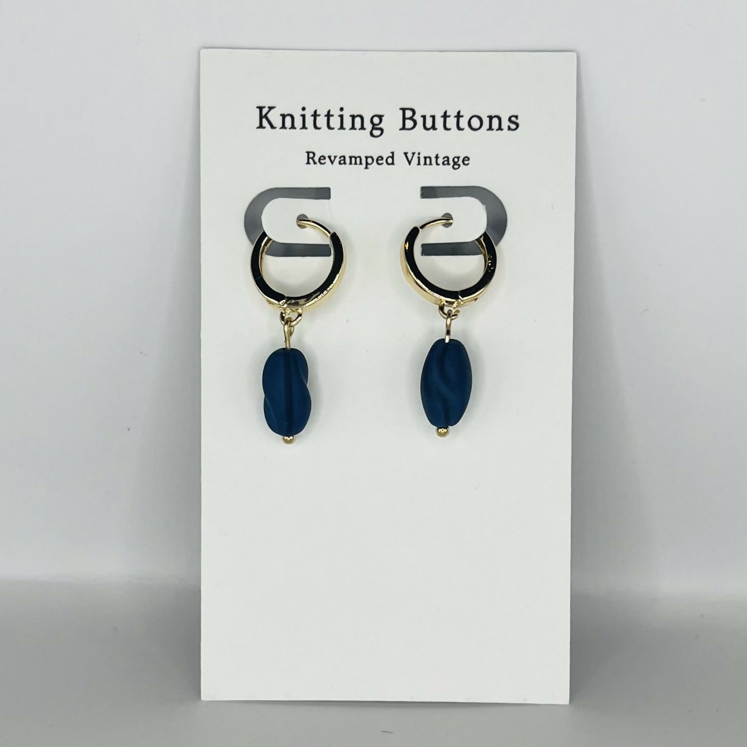 Revamped Vintage Earrings - Huggie Hoop