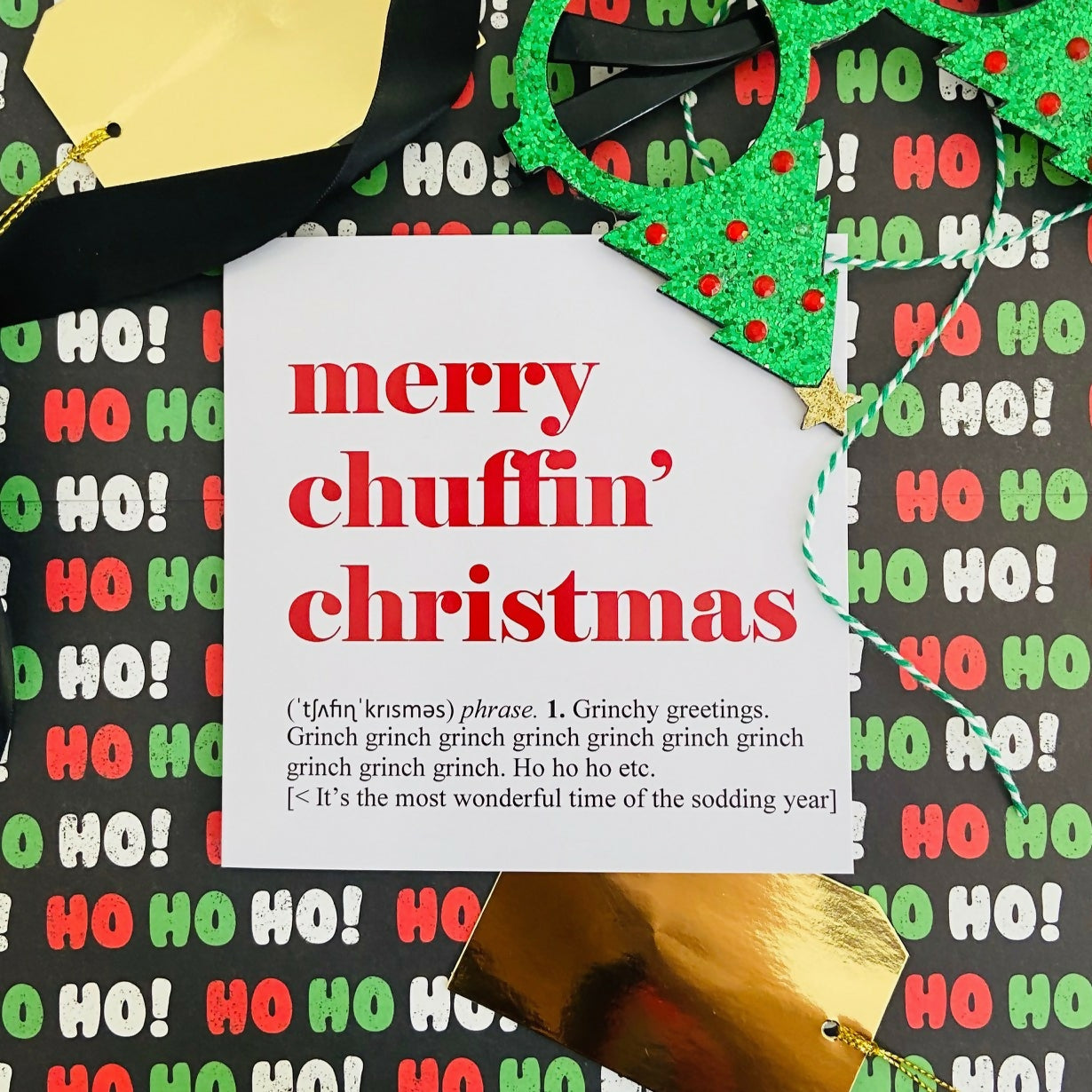 Merry Chuffin' Christmas Card