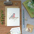 bullfinch birthday card