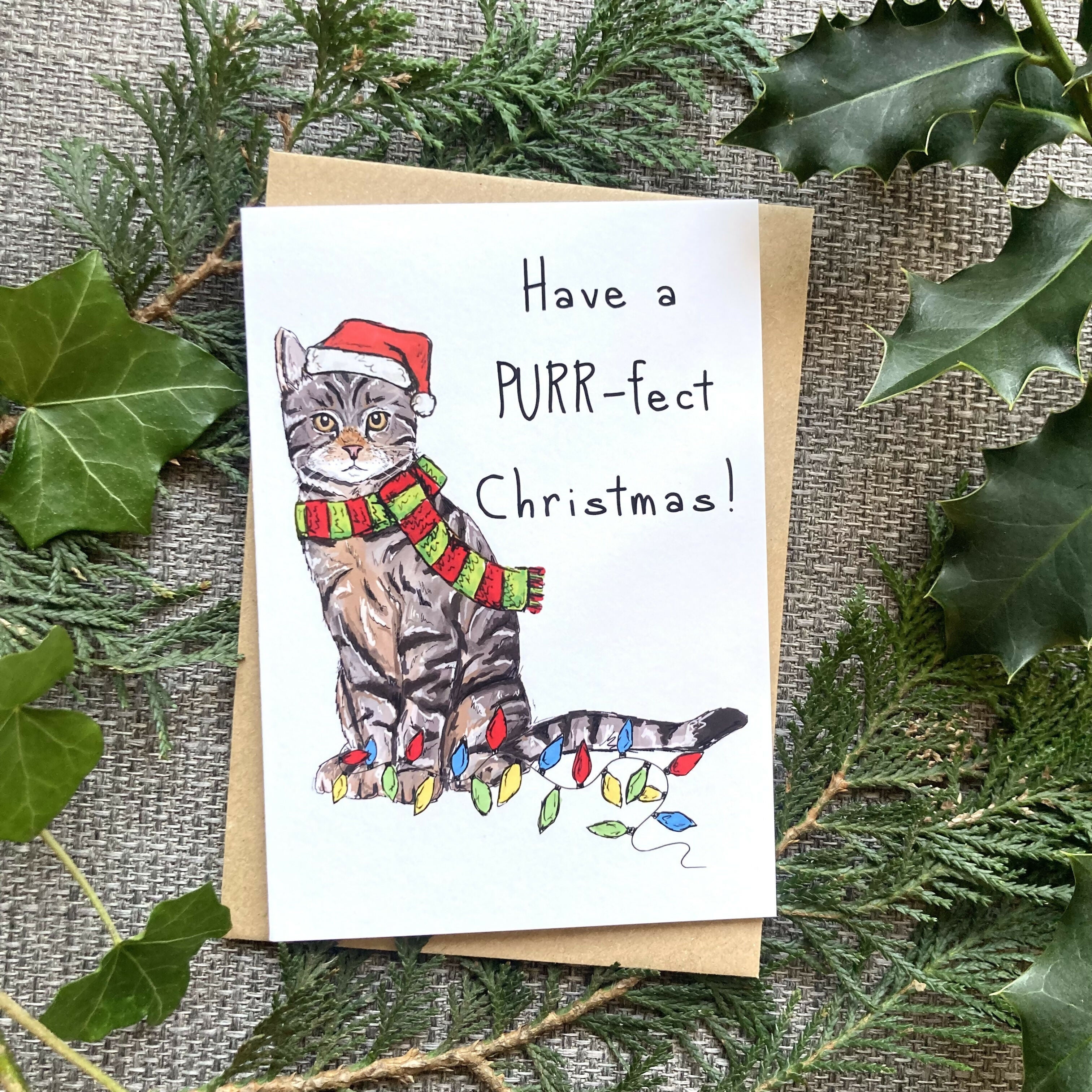 Purr-fect Christmas Card