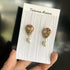Crystal Embroidery Earrings with charm (Balloon)