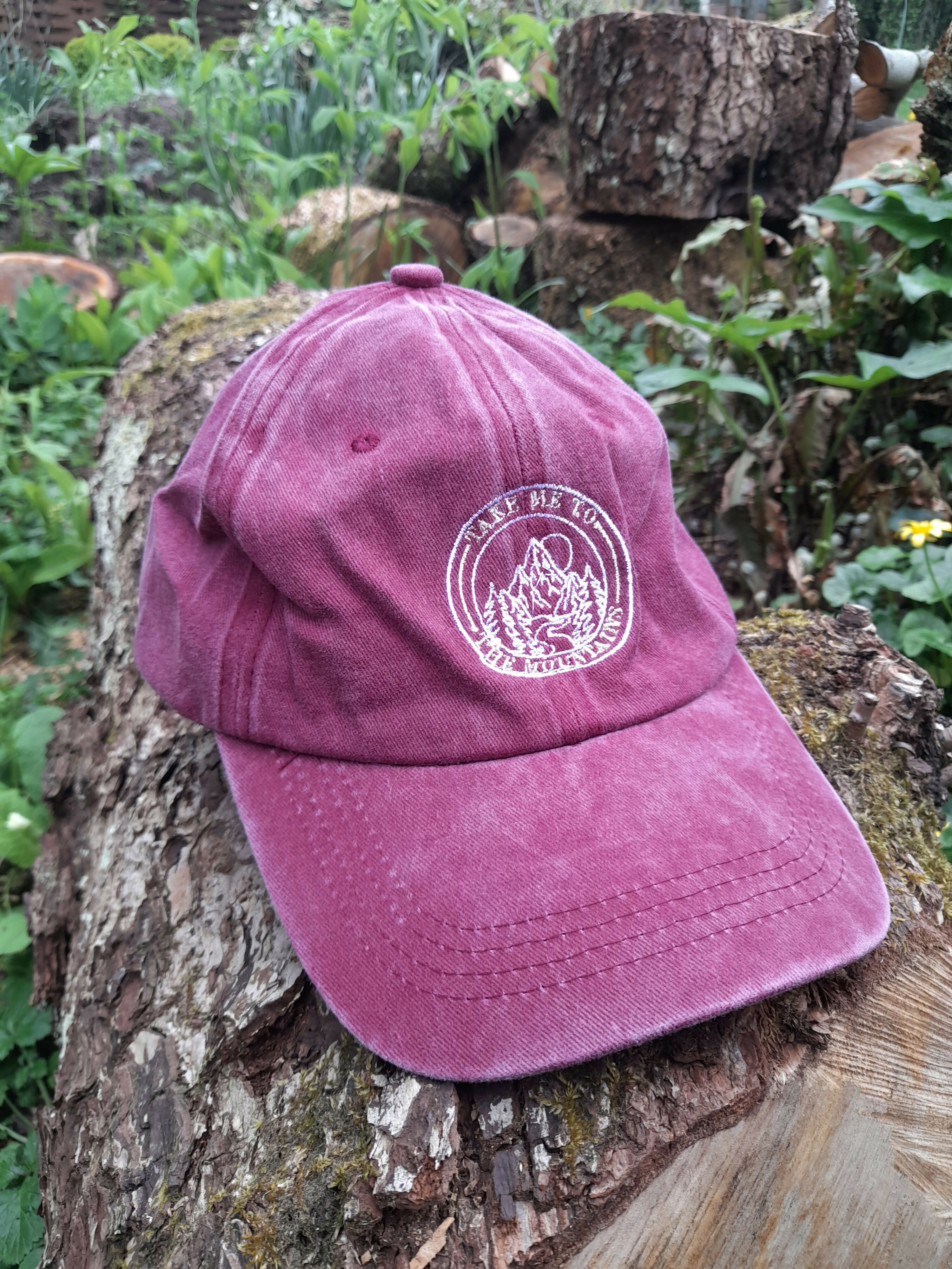 Mountains Embroidered Cap