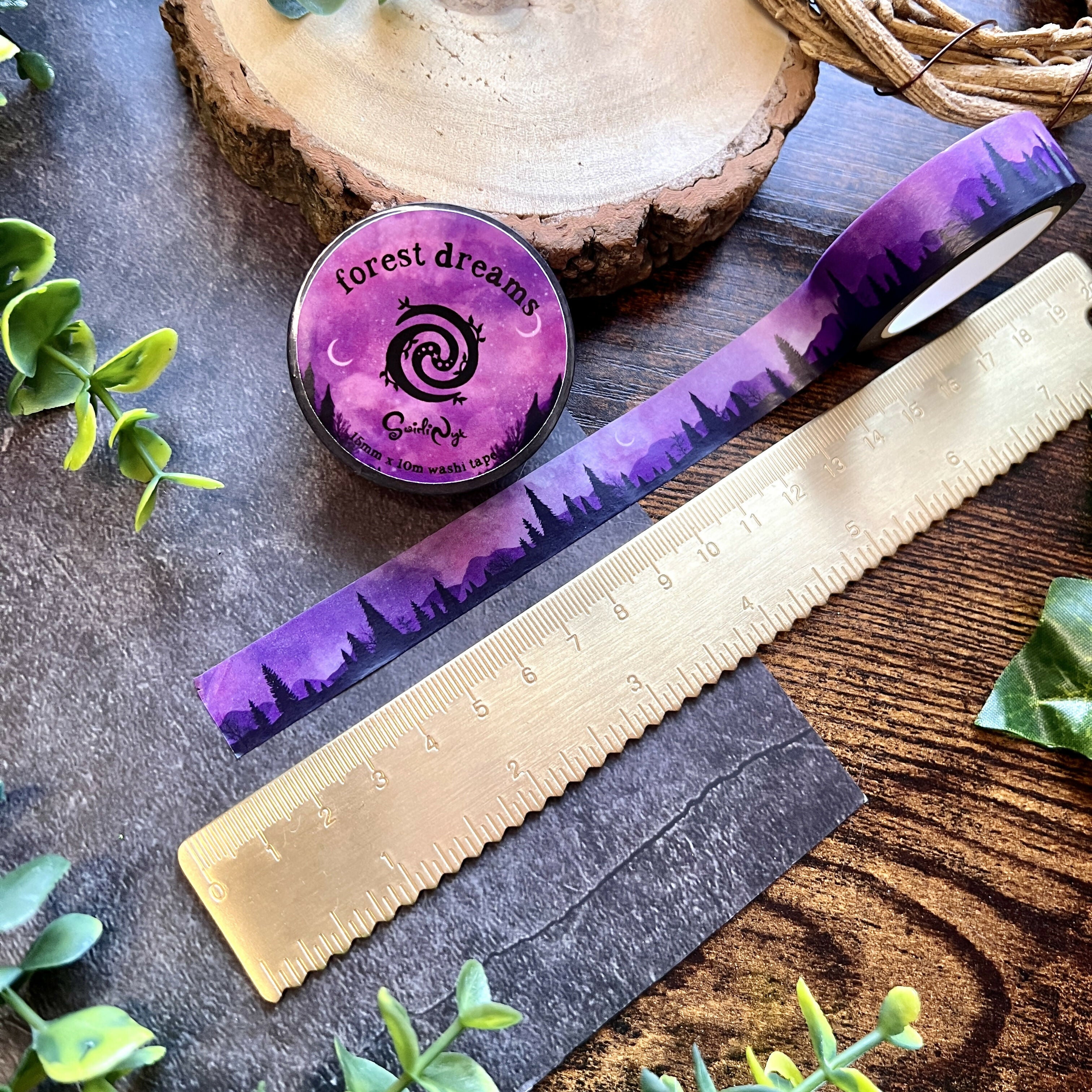 Forest Dreams Washi Tape | Tree Silhouette | Art & Soul