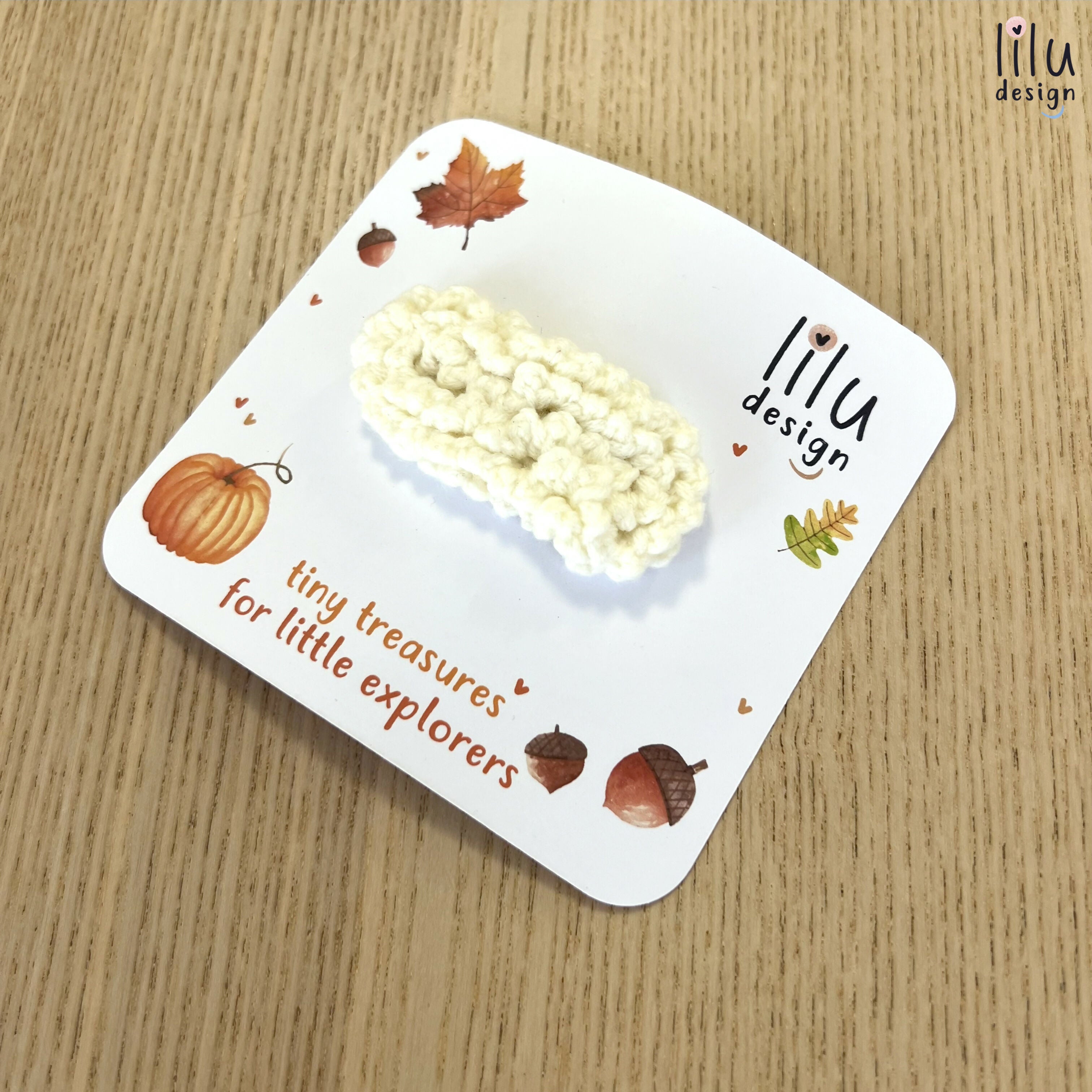 Crochet Hair Clip - Fluffy