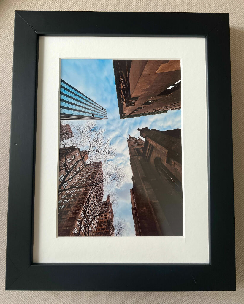 Heaven In New York City (frame 23x28.5)