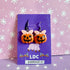 Pink Bow Pumpkin Earrings