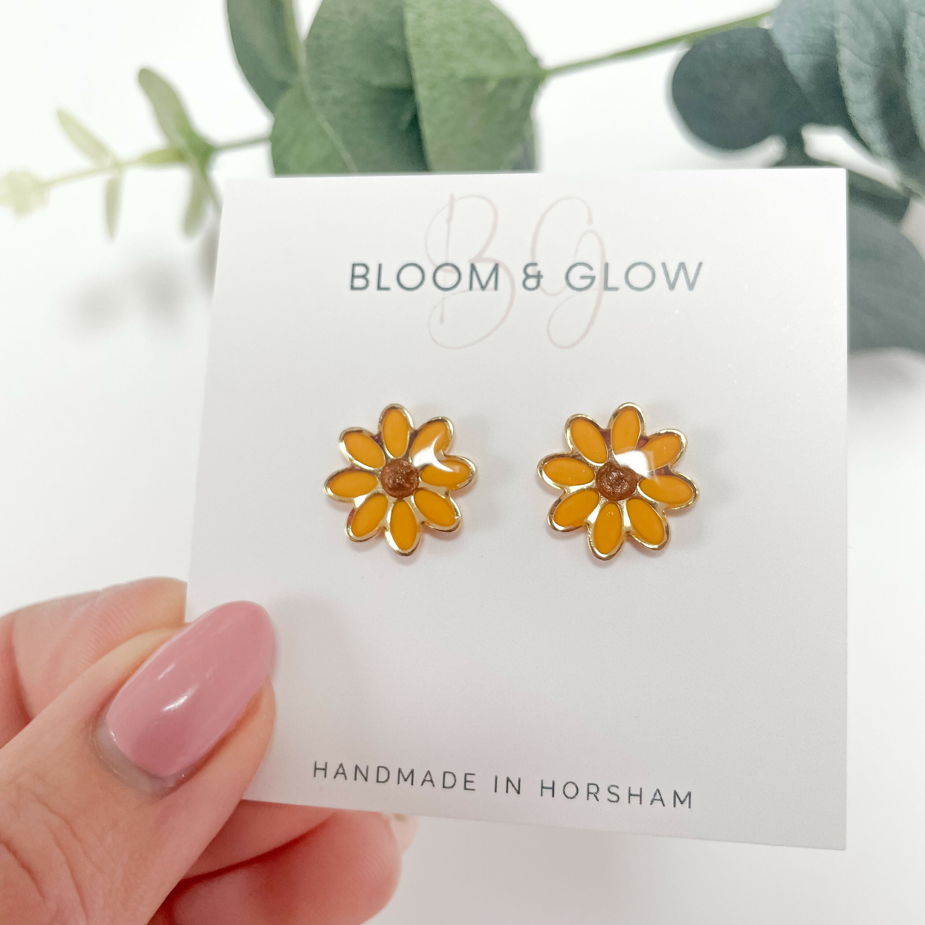 Handmade Flower Studs - Fun & Hypoallergenic Earrings | Art & Soul