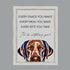 LABRADOR DOG “Watching You” FRAMED ARTWORK.