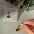 Double Circle 2 in 1 Drop Earrings