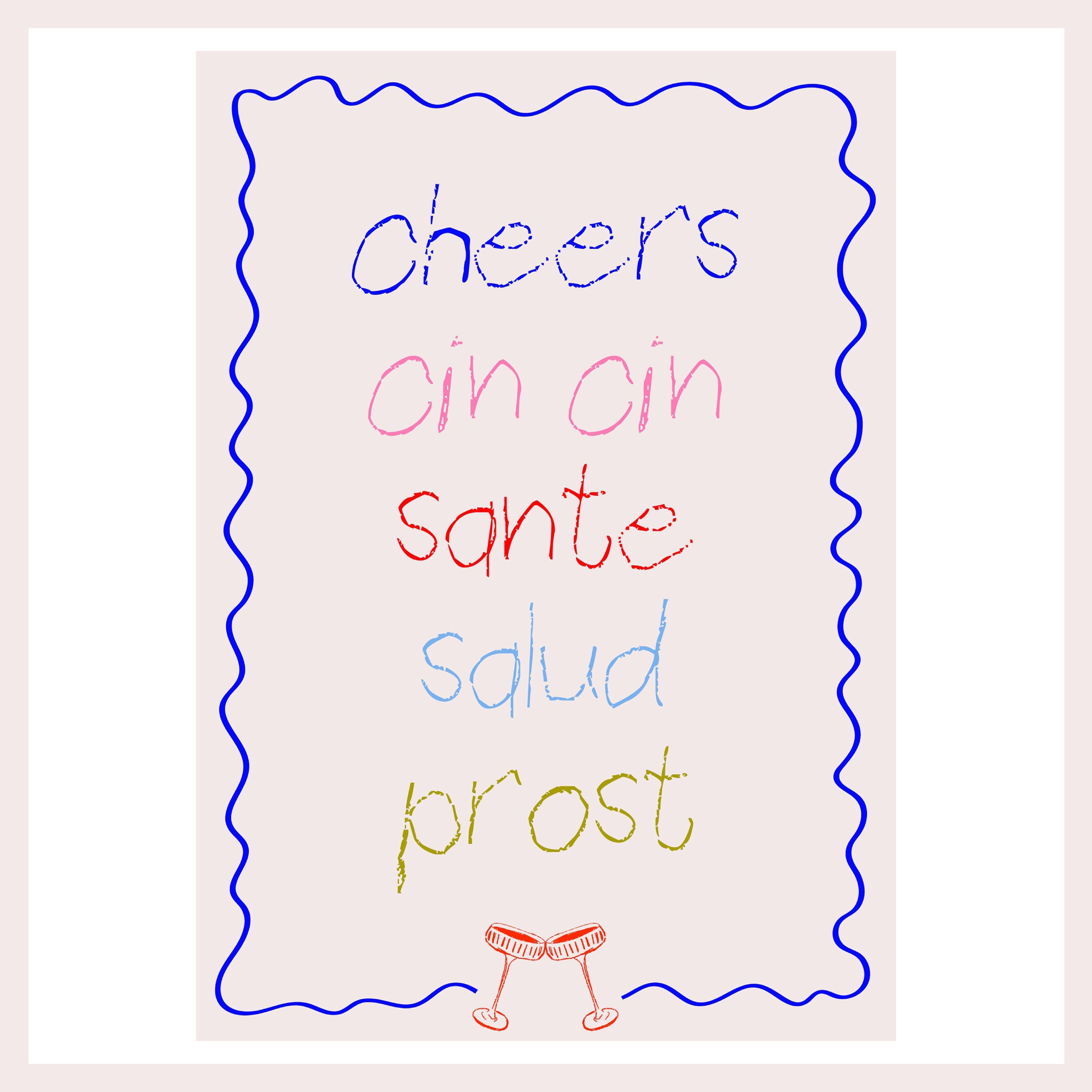 Cheers Print