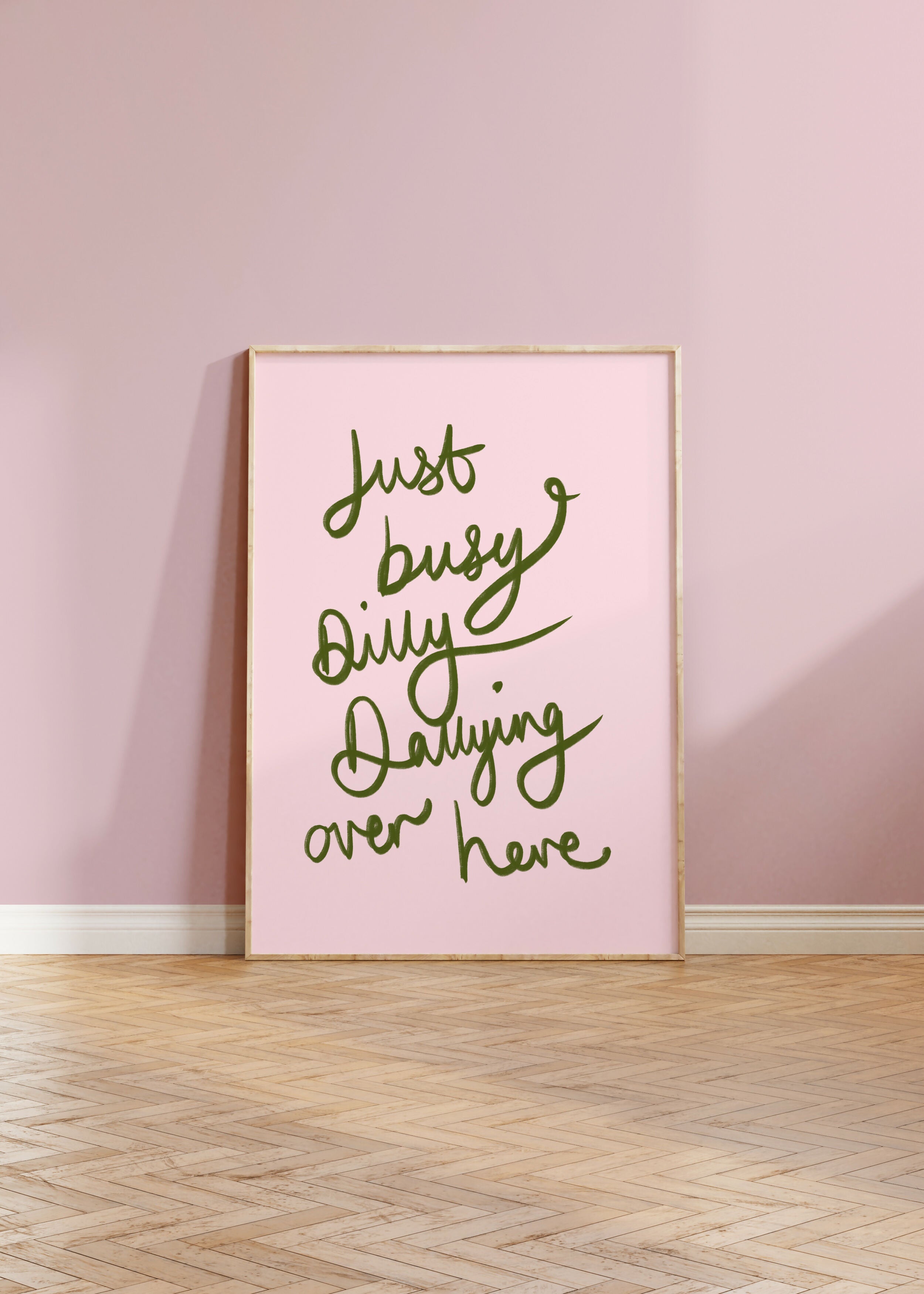Dilly Dallying Print for Fun Home Decor | Art & Soul