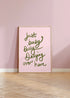 Dilly Dallying Print for Fun Home Decor | Art & Soul