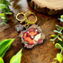 Sleeping Fox Wooden Keyring | Autumnal Leaves | Art & Soul