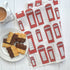 Linen Tea Towel - Red Telephone Box Design