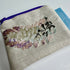 Small Coin Purse - Embroidered Feathers