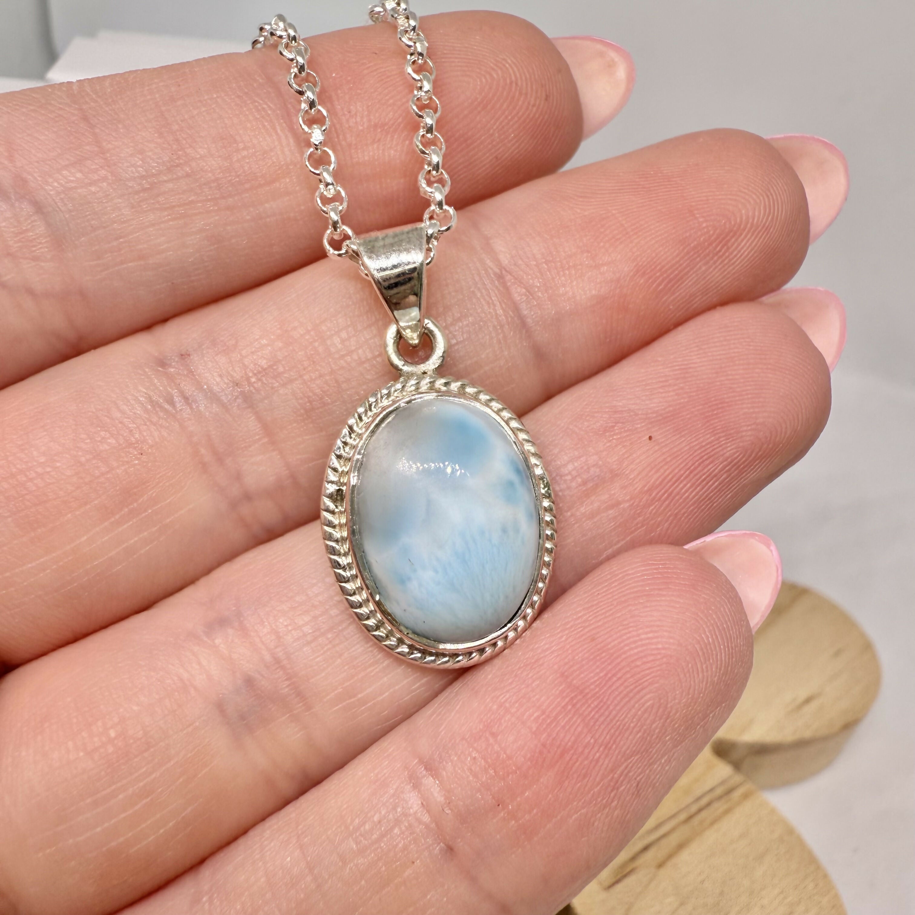 LARIMAR NECKLACE