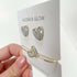 Heart Earring and Bracelet Set | Handmade Elegance | Art & Soul