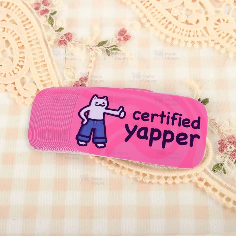 Certified Yapper Sticker