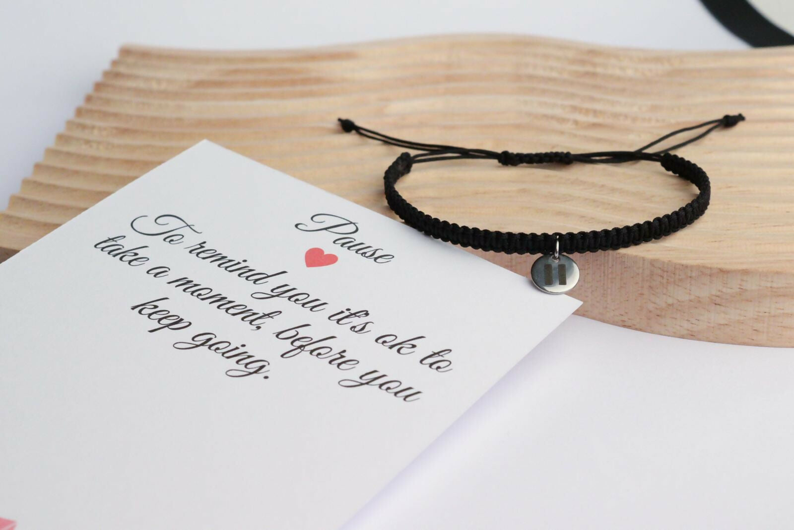 Pause Macrame Bracelet