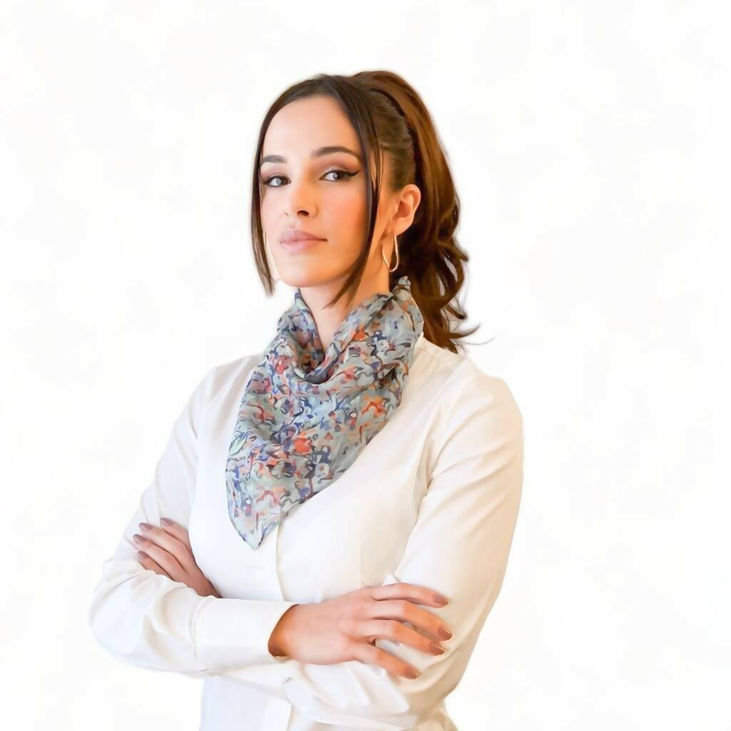 Chiffon Silk Neckerchief | Versatile & Stylish Accessory | Art & Soul