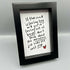 Original Poem - Multiple Options (A6 Box Frame)