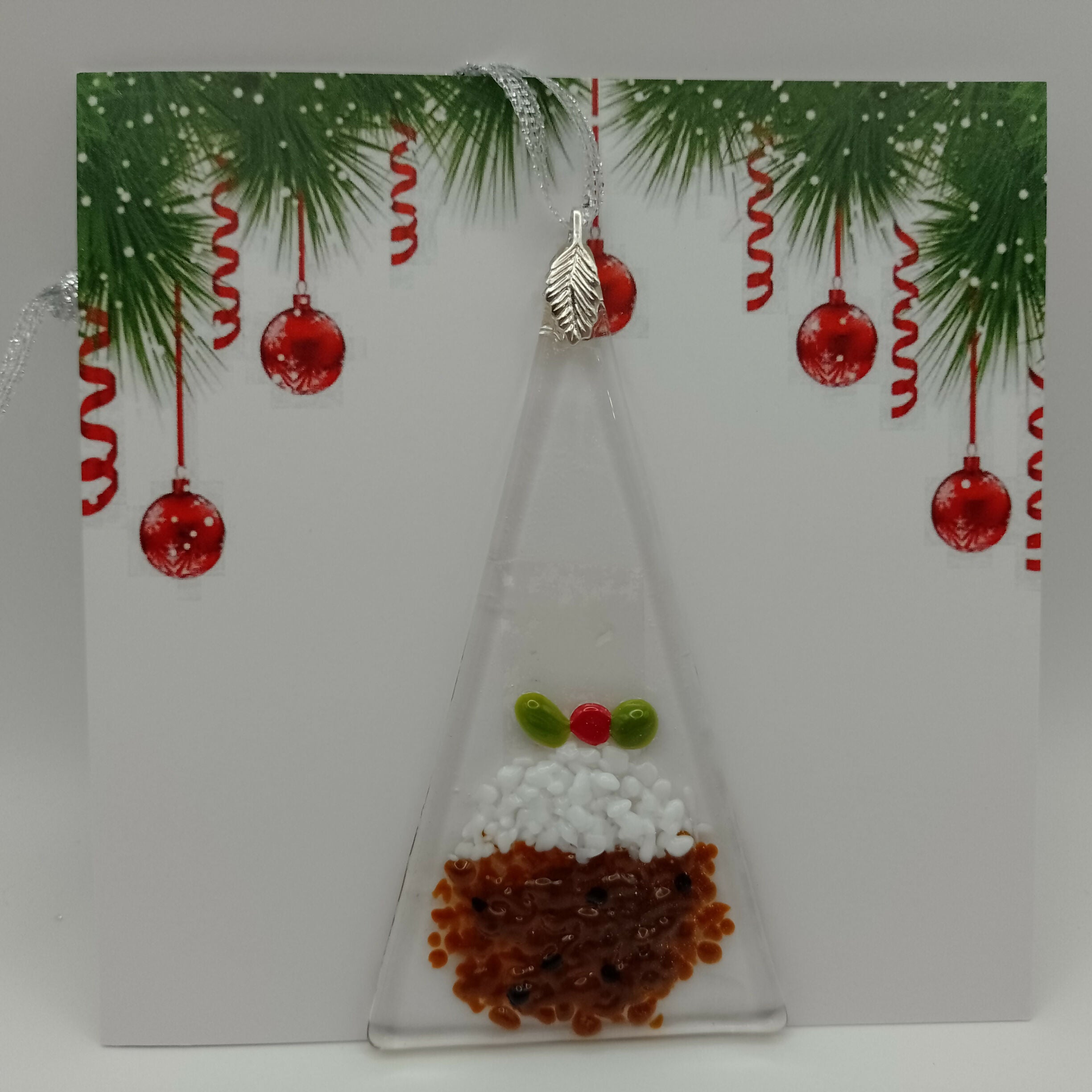 Fused Glass Christmas Card