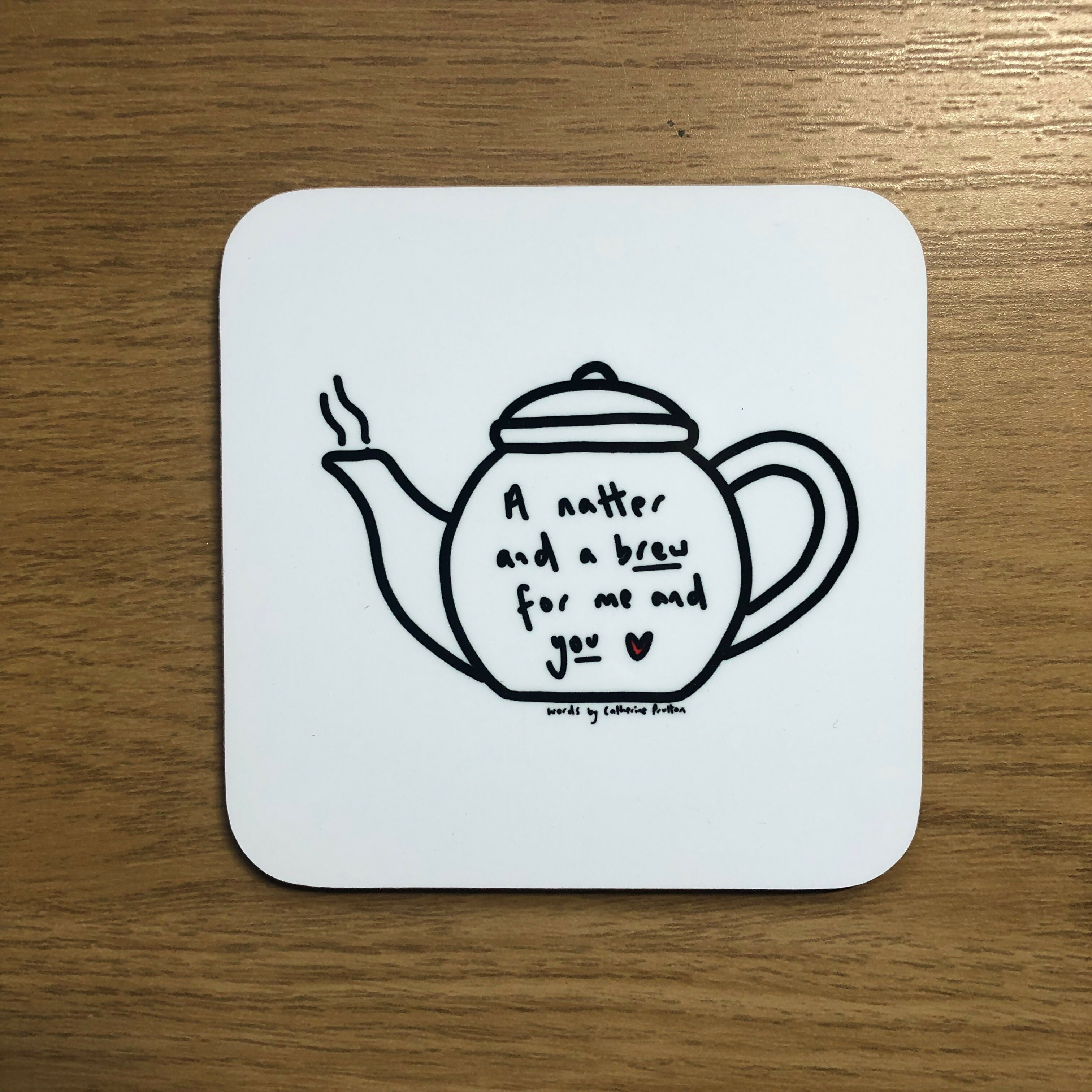 A Natter and a Brew Coaster