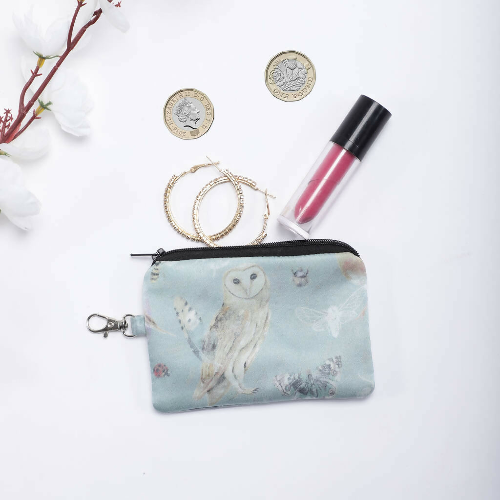 Silk Zipped Coin Purse | Luxurious & Unique | Art & Soul