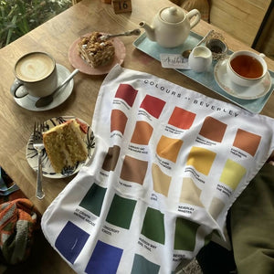 Colours of Beverley Tea Towel
