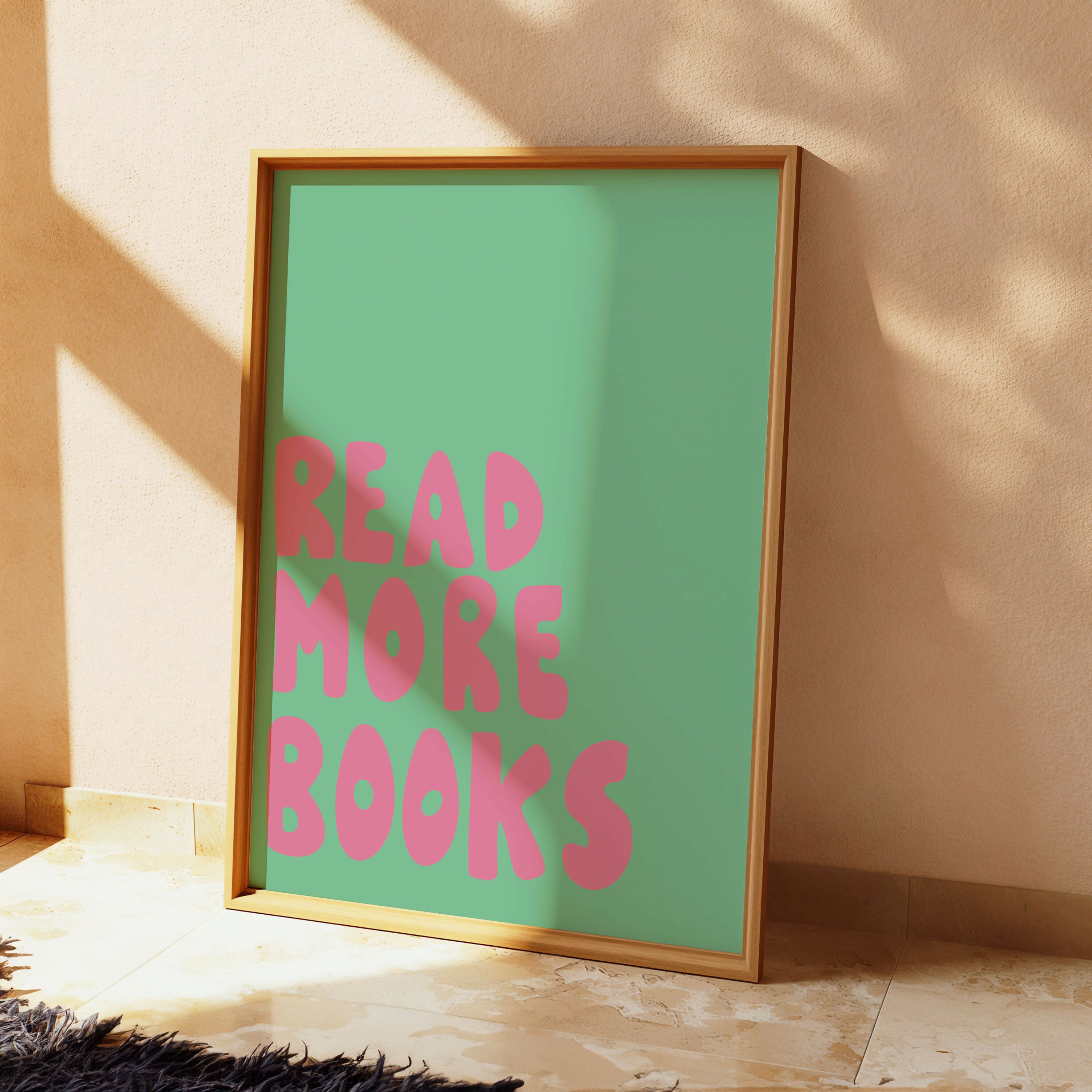 READ MORE BOOKS BOOKISH ART PRINT