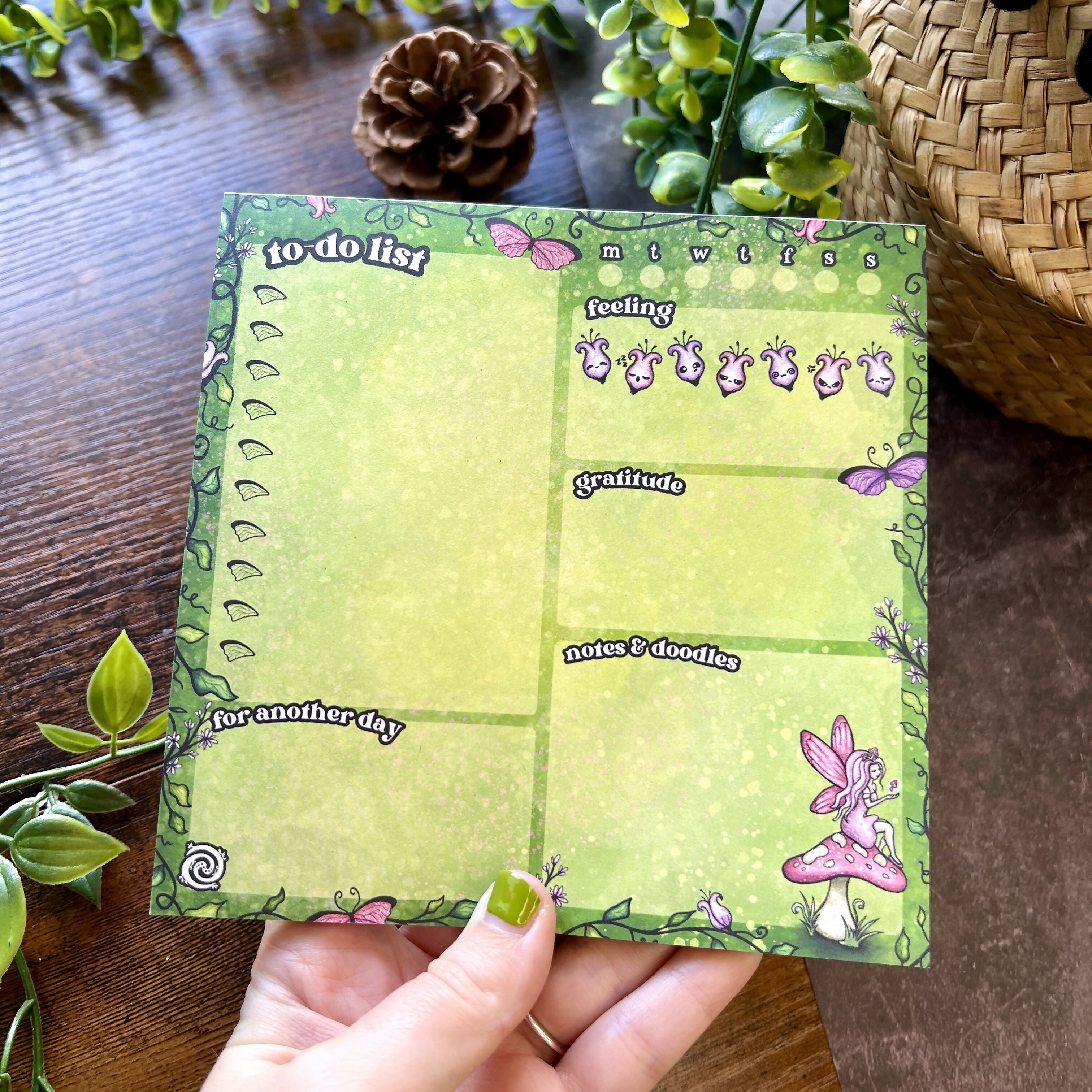 Magic Garden Planner Pad | Fairy Garden Theme | Art & Soul