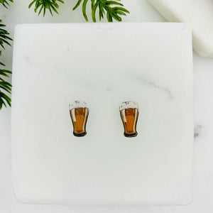 Beer/lager Stud Earrings