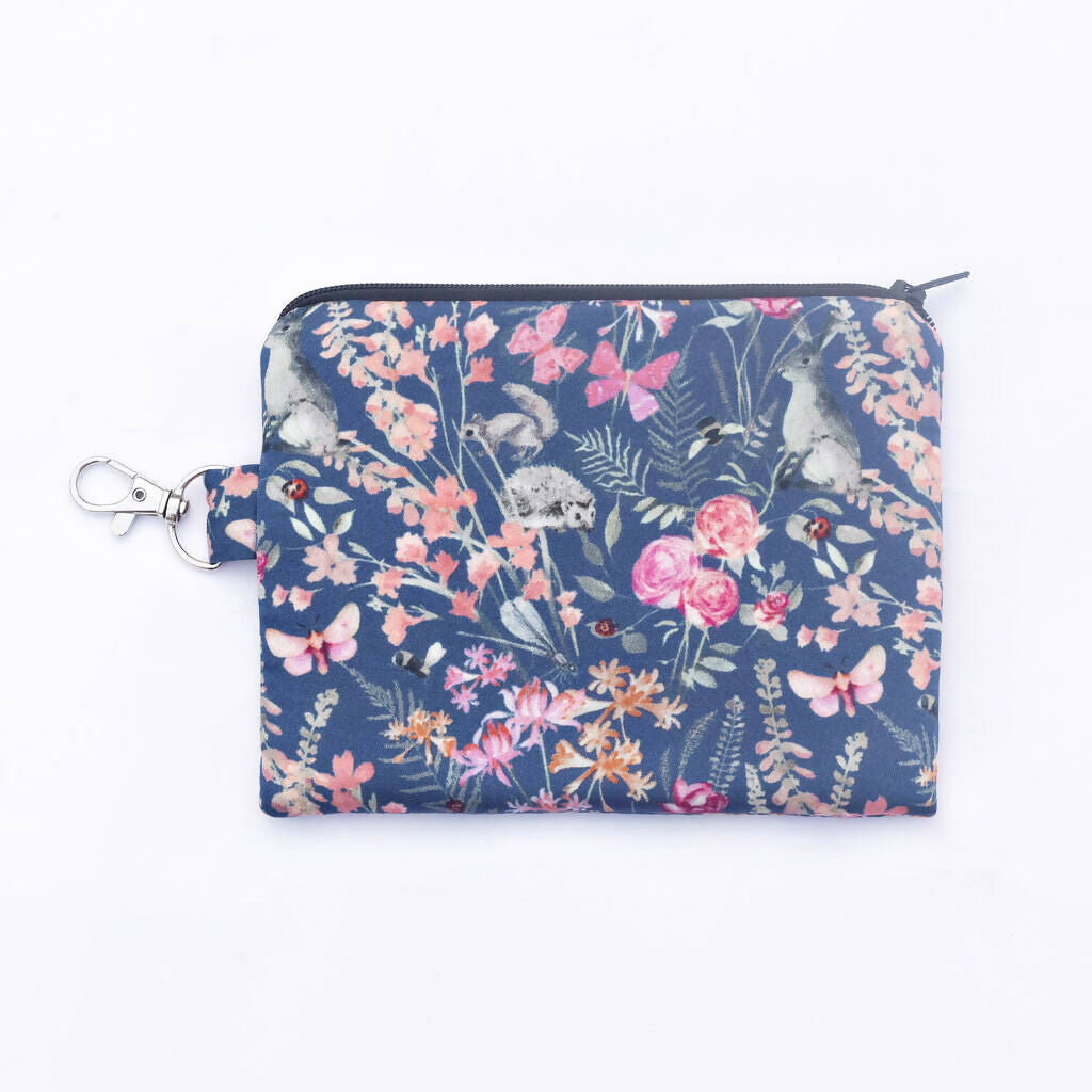 Silk Zipped Coin Purse | Luxurious & Unique | Art & Soul