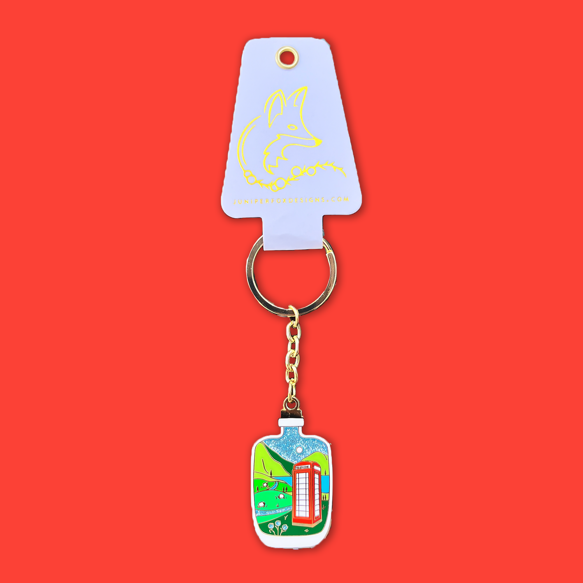 Phonebox Keyring