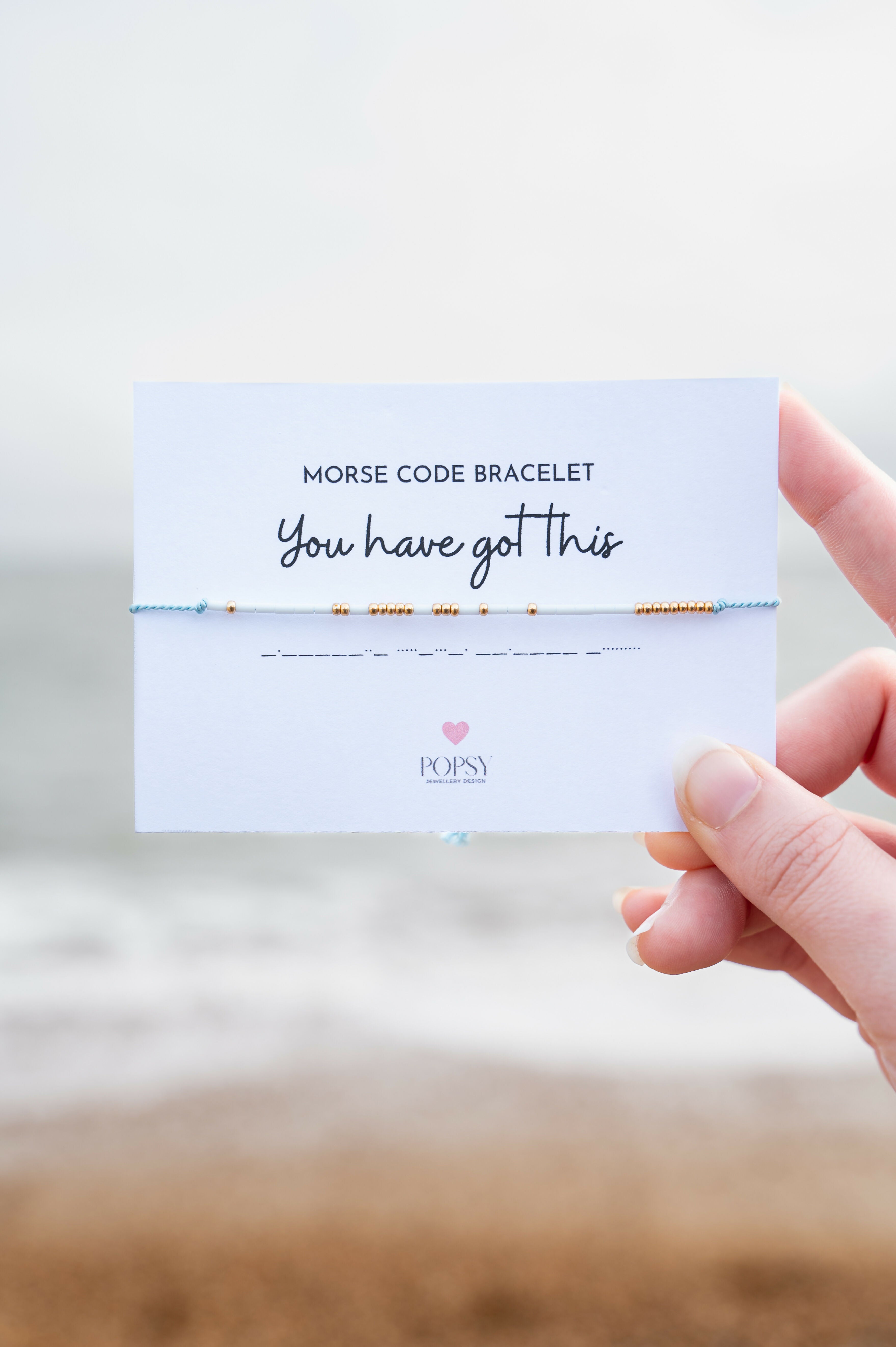 Morse Code Tiny Bead Bracelets - Various Designs