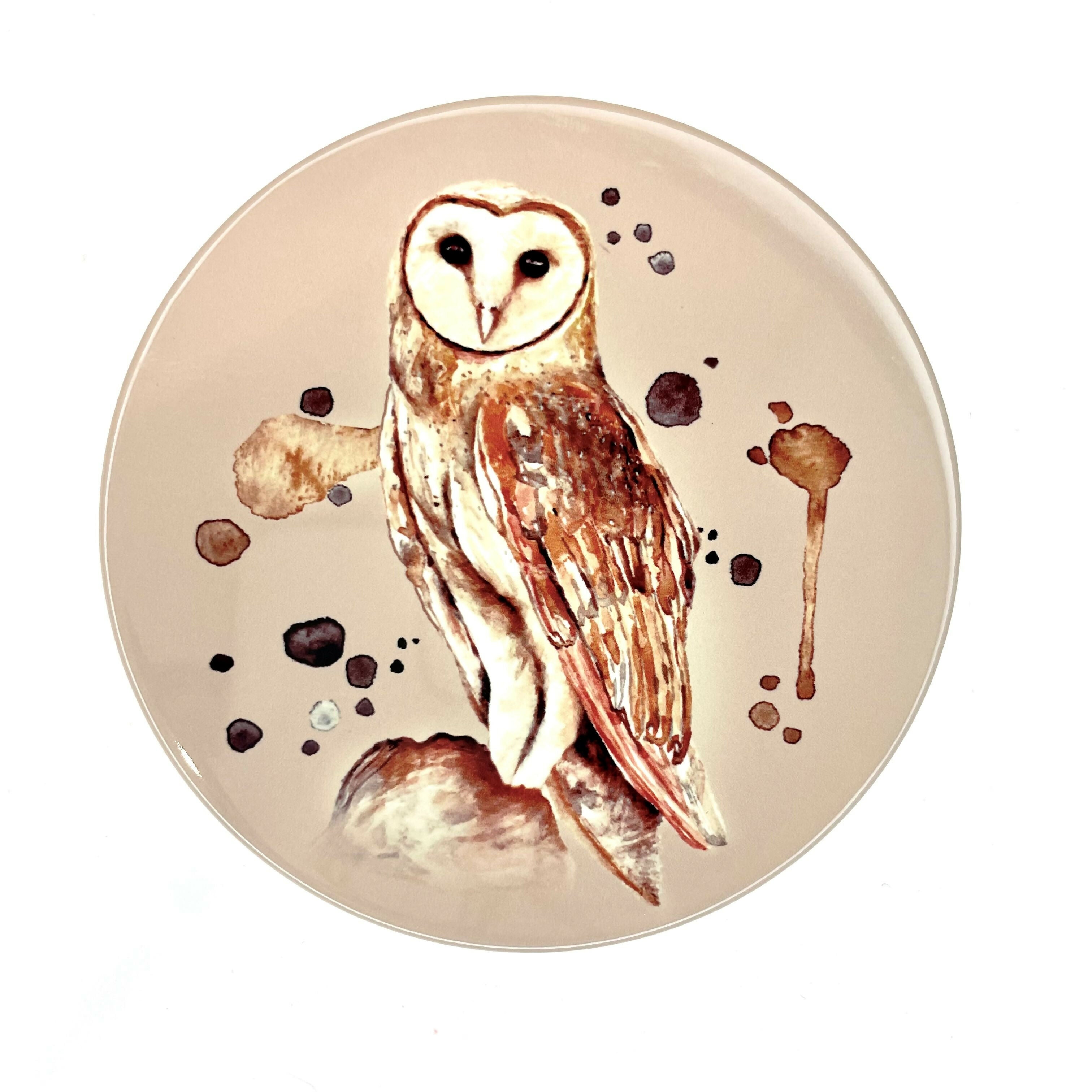 Ceramic  Owl | Nature-Inspired Table Decor | Art & Soul